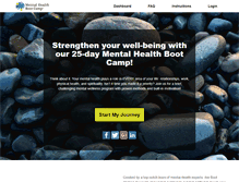 Tablet Screenshot of mentalhealthbootcamp.com